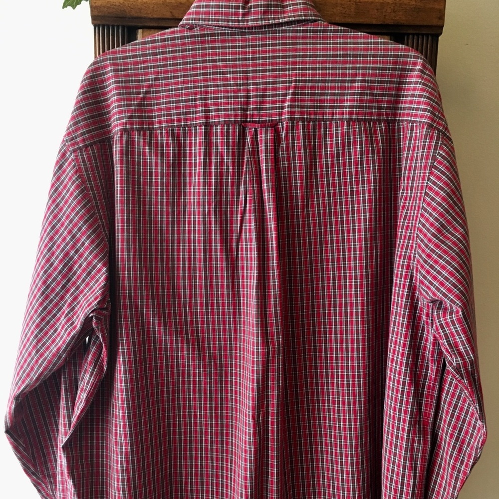 Nautica Button Down Plaid Men’s Large - Picture 5 of 5